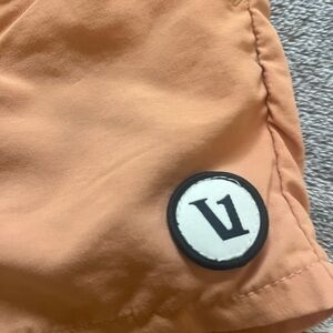 Vuori Athletic Shorts in Peach